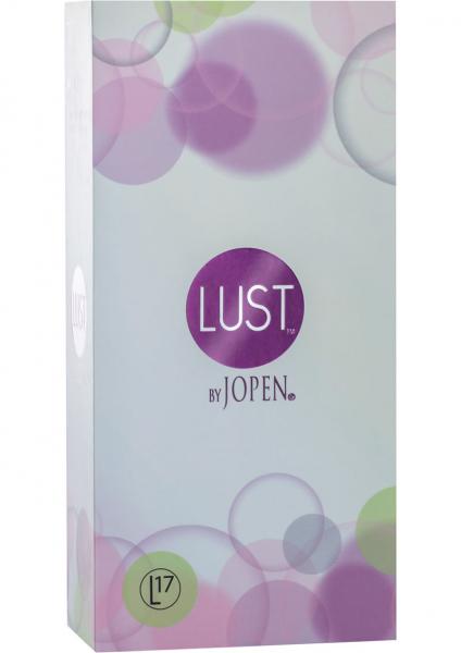 Lust L17 Silicone Dual Vibrator Waterproof Purple 7.5 Inch Sex Toy Product