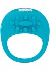 Ela Rechargeable Vibrating Silicone Ring Waterproof - Blue Sex Toy Product