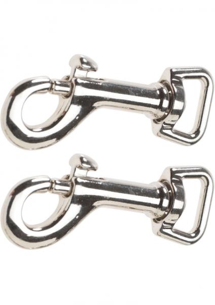 Bondo Hardware Swivel Clips 2 Per Pack Silver Sex Toy Product