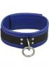 Black And Blue Leather Collar Sex Toy Product Image 1