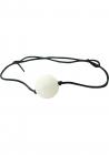 Thong Plastic Ball Gag 1.75 Inch - White	 Sex Toy Product