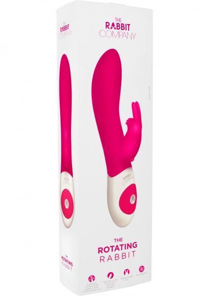 The Rotating Rabbit Pink Vibrator Sex Toy Product