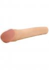 Cyberskin 2 Inch Xtra Thick Vibrating Transformer Penis Extension Waterproof - Beige Sex Toy Product