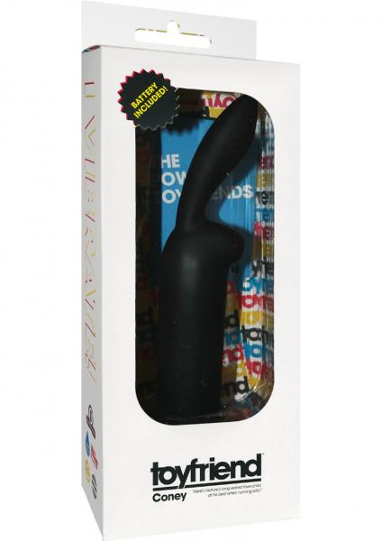 Toyfriend Coney Silicone Vibrator Waterproof Black Sex Toy Product