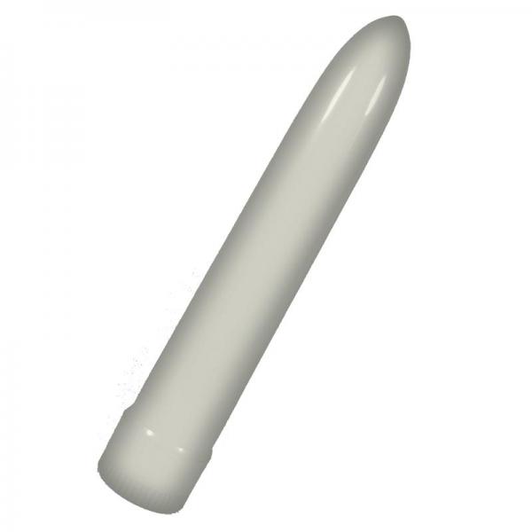 Lady's Mood 7 Inches Plastic Vibrator Ivory Sex Toy Product