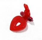 RING OF XTASY RABBIT SERIES RED SILICONE Sex Toy Product