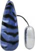 Primal Instinct Remote Control Bullet Tiger Print Blue Sex Toy Product Image 1