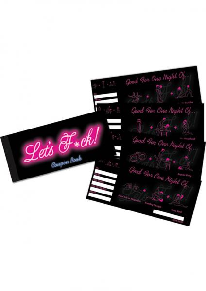 Lets F*ck Coupons 20 Per Book Sex Toy Product