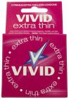 Vivid Extra Thin Latex Condom 3 Pack Sex Toy Product