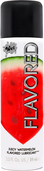Wet Flavored Gel Lubricant Juicy Watermelon 3oz Sex Toy Product