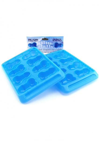 Blue Balls Penis Ice Tray 2 Per Pack Sex Toy Product