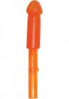 Dicky Licky Light Up Penis Lollipop Orange Sex Toy Product