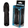 Black Diamond Extension with Scrotum Strap Sleeve  Sex Toy Product Image 2