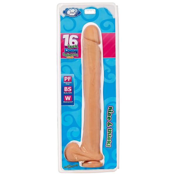 Cloud 9 Extreme 16 inches Dong Beige Sex Toy Product