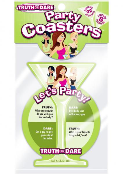 Lets Party Truth Or Dare Party Coasters Party Game Sex Toy Product