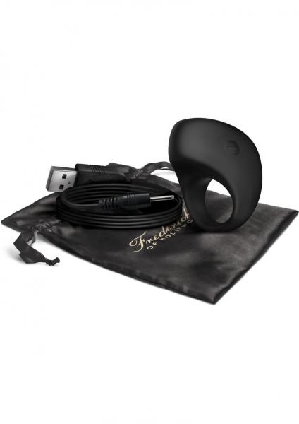 Frederick's of Hollywood Rechargeable Vibrating Ring Black Sex Toy Product