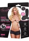Secrets Vibrating Lace Boyshort Black OS Sex Toy Product