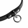 Leather Choker Collar With O Ring M/L Sex Toy Product Image 4