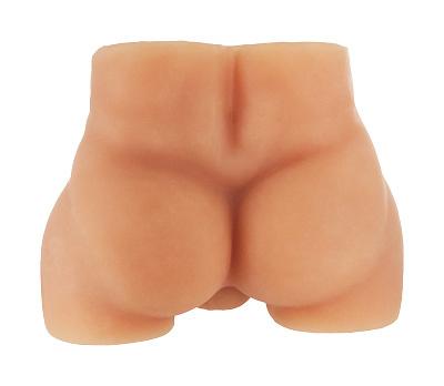 Double Up Dennis Dildo And Ass Masturbator Beige	 Sex Toy Product