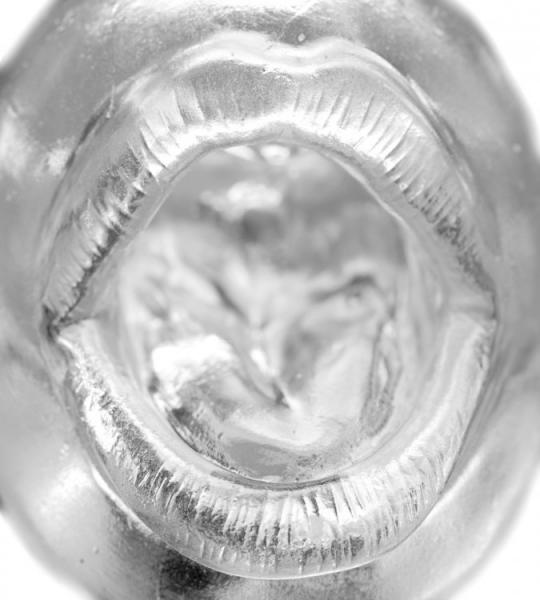 Palm-Tec Luxe Lips Beaded Stroker Clear Sex Toy Product