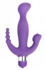 Amethyst 7 Mode Triple Stim Vibe Purple Sex Toy Product