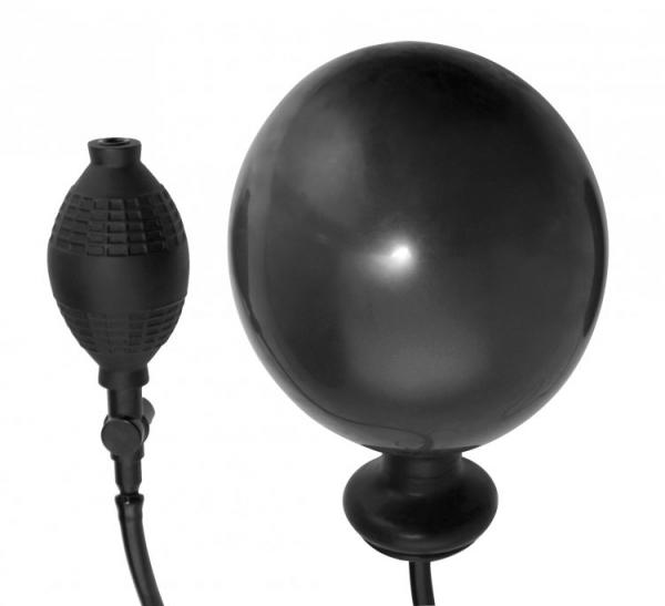 Expand Inflatable Anal Plug Black Sex Toy Product