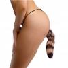 Tailz Faux Fox Tail Orange Glass Anal Plug Sex Toy Product Image 4