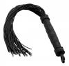 Punish Me Silicone Flogger Black Sex Toy Product Image 1