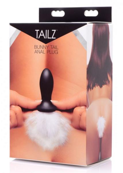 Tailz Bunny Tail Anal Plug Black  Sex Toy Product