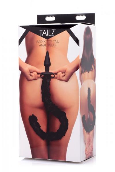 Bad Kitty Silicone Cat Tail Anal Plug Black Sex Toy Product