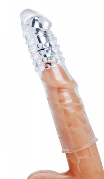 Clear Sensations Vibrating Penis Enhancer Clear Sex Toy Product