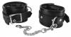 Strict Locking Padded Wrist Cuffs with Chains Sex Toy Product Image 1