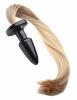 Tailz Pony Tail Blonde Anal Plug Black Sex Toy Product Image 2