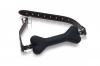 Hound Adjustable Dog Bone Gag Black Sex Toy Product Image 1