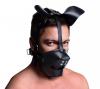 Pup Puppy Play Hood and Breathable Ball Gag Black Sex Toy Product Image 2