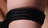 Strict Bondage Rope 30 feet Black Nylon Sex Toy Product Image 2
