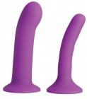 Strap U Incurve G-Spot Duo Dildo Purple Set Sex Toy Product