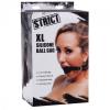 Strict XL 2 Inches Silicone Ball Gag Black O/S Sex Toy Product Image 4