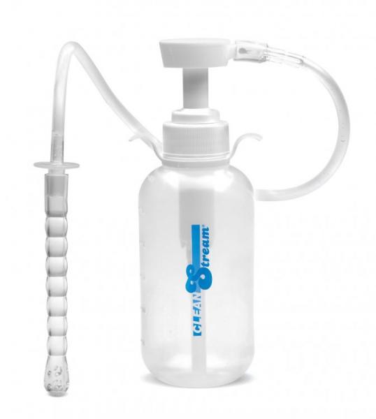 Clean Stream Pump Action Enema Bottle with Nozzle Sex Toy Product