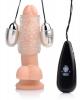 Dual Vibrating Penis Sheath Clear Stroker Sex Toy Product Image 4