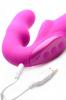 Evoke Super Charged Vibrating Strapless Strap On Pink Sex Toy Product Image 3