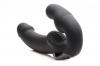 Strap U Strapless W/remote Black Sex Toy Product Image 3