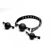 Strict Interchangeable Silicone Ball Gag Set Black Sex Toy Product Image 4