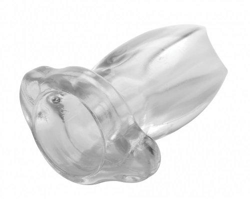 Gape Glory Hollow Anal Plug Clear Large Sex Toy Product