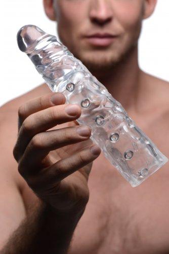 3 Inches Clear Enhancer Sleeve Penis Extension Sex Toy Product