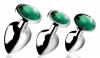 Booty Sparks Emerald Green Gem Anal Plug Set Sex Toy Product Image 1
