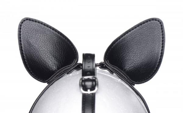 Dark Horse Pony Head Harness With Silicone Bit Black O/S Sex Toy Product