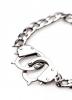 Cuff Him Handcuff Bracelet Stainless Steel Silver Sex Toy Product Image 2