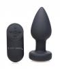 Booty Sparks Silicone Vibrating LED Plug Medium Black Sex Toy Product Image 3