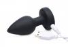 Booty Sparks Silicone Vibrating LED Anal Plug Small Black Sex Toy Product Image 4